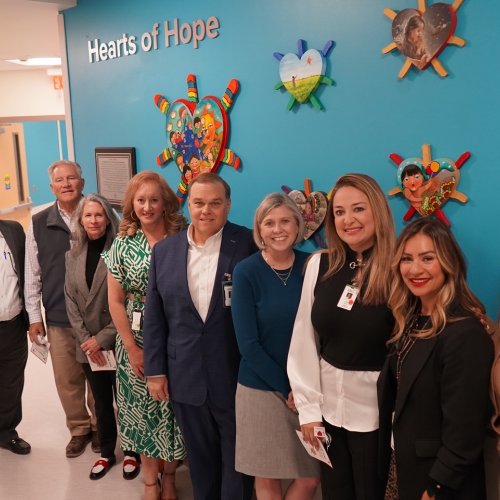 Don & Genna Pendergras Donates Hearts of Hope Art Collection to El Paso Children’s Hospital