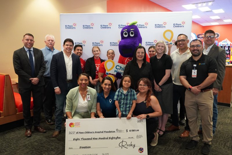 Peter Piper Pizza Presents Children’s Miracle Network Donation to Benefit El Paso Children’s Hospital
