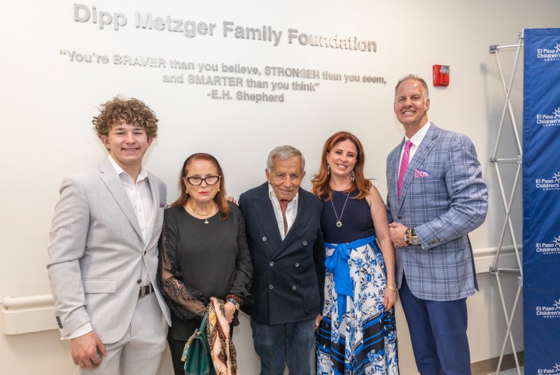 Dipp Metzger Family Foundation Honored with Naming Rights Following $50,000 Gift to Support Pediatric CarE