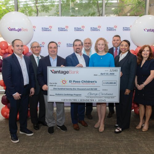 Vantage Bank Invests in the Future of Pediatric Cardiac Care with $125,000 Gift
